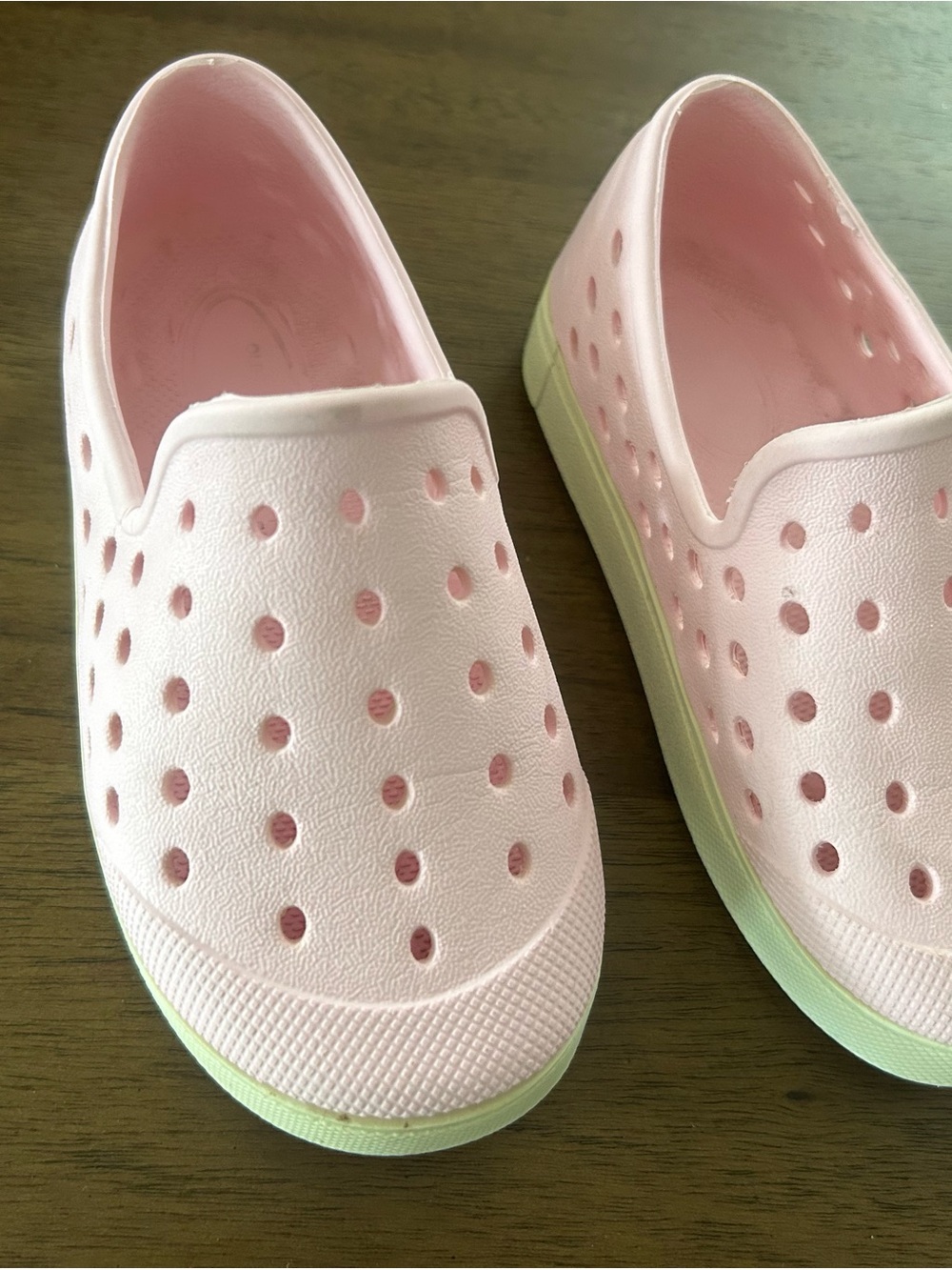 Old Navy Pink Slip-On Ventilated Kids Water Shoes